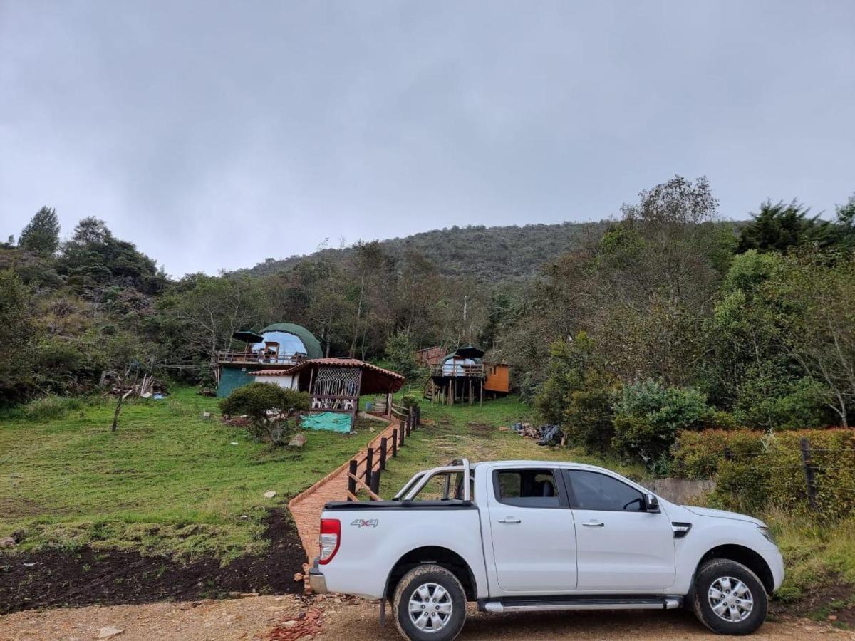 Отель Glamping Sede Campestre Mirador De Pueblo Viejo Гуатавита Экстерьер фото