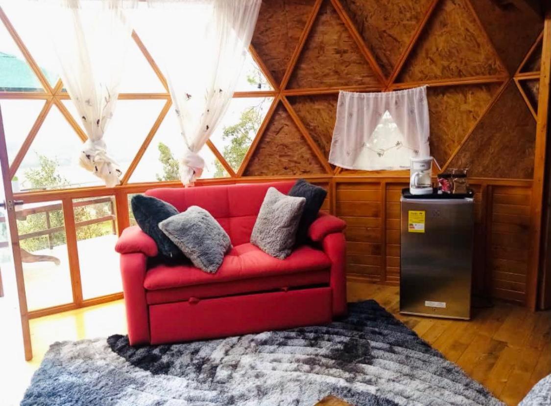Отель Glamping Sede Campestre Mirador De Pueblo Viejo Гуатавита Экстерьер фото