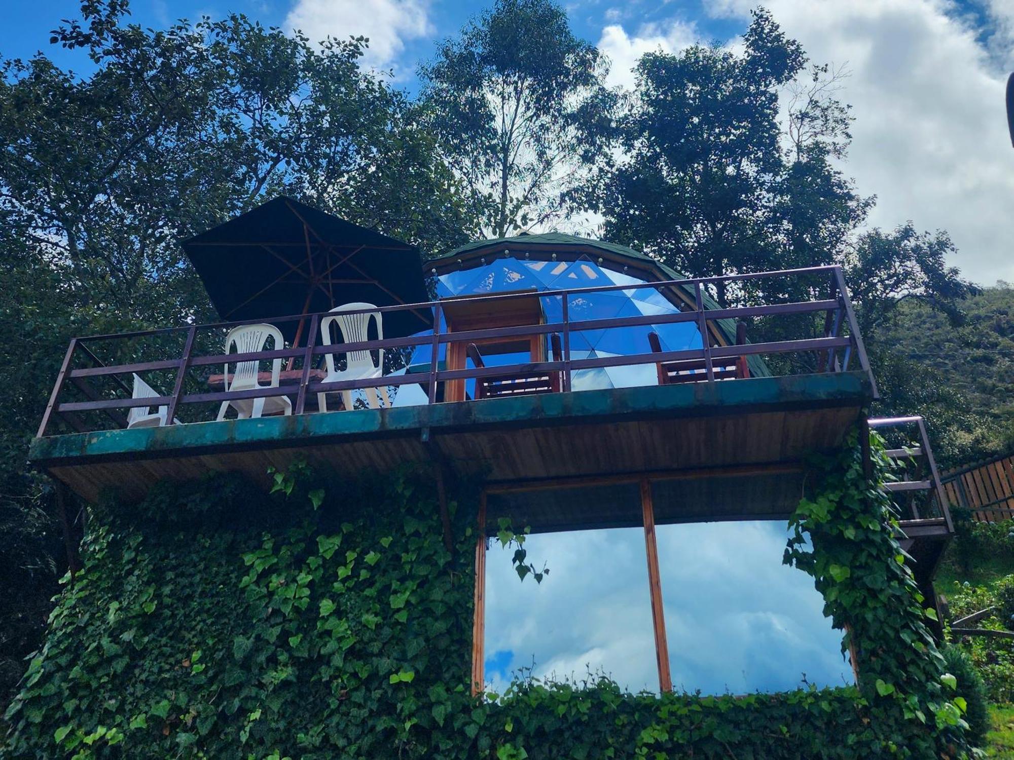 Отель Glamping Sede Campestre Mirador De Pueblo Viejo Гуатавита Экстерьер фото